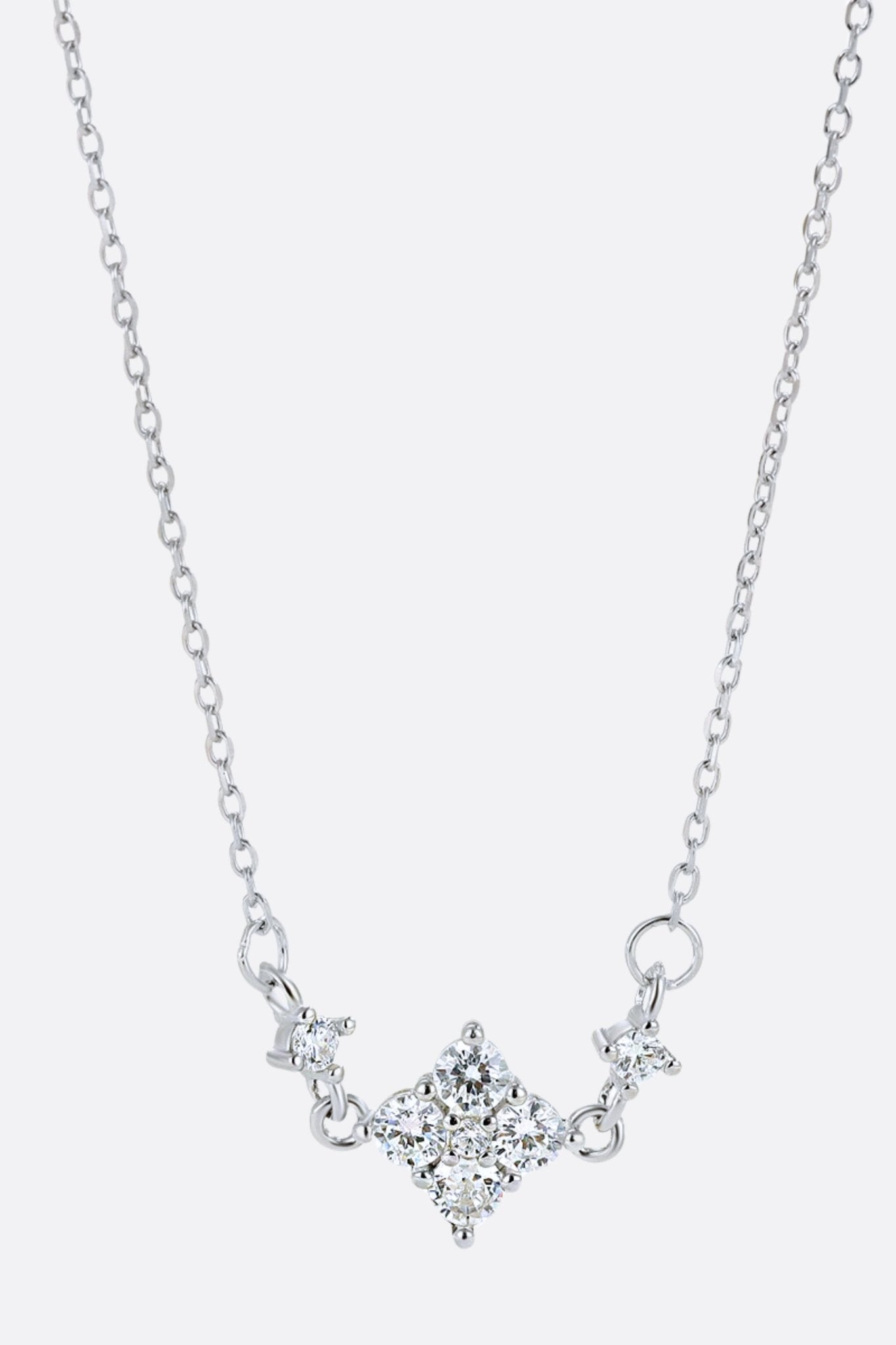 Collar de estrella de meteorito en plata 925