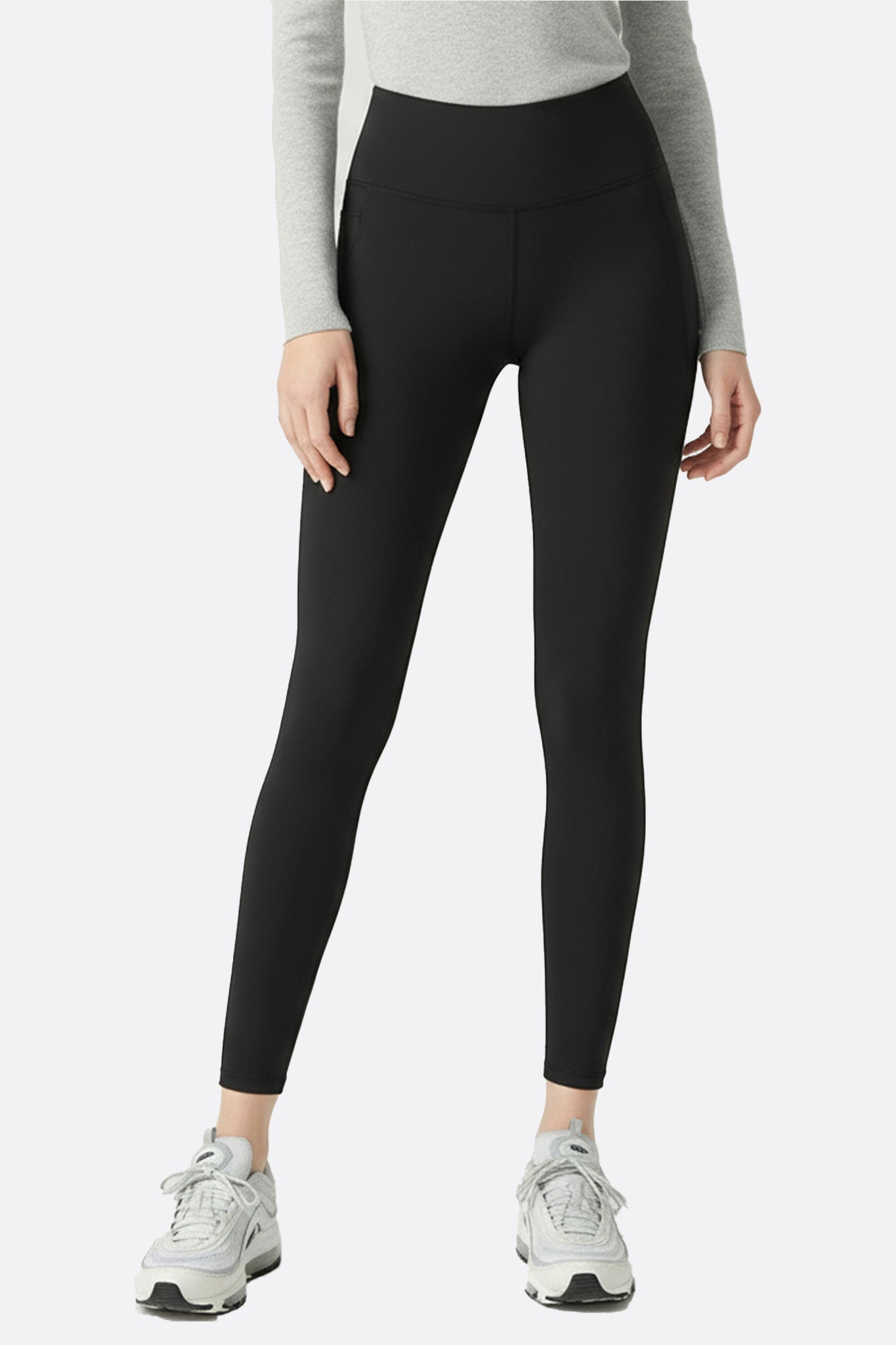 Leggings de rendimiento negro de talle alto
